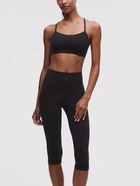Lululemon Black Align High Rise 17” size 6